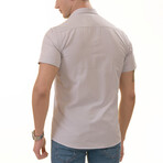 European Premium Quality Short Sleeve Shirt // Light Purple (3XL)