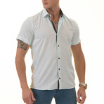 European Premium Quality Short Sleeve Shirt // Mint Green (4XL)