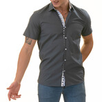 European Premium Quality Short Sleeve Shirt // Petro Blue (2XL)