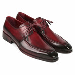 Leather Apron Derby Shoes For Men // Bordeaux (US: 7)