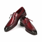 Leather Apron Derby Shoes For Men // Bordeaux (US: 9.5)