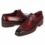 Leather Apron Derby Shoes For Men // Bordeaux (US: 8.5)