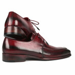 Leather Apron Derby Shoes For Men // Bordeaux (US: 6.5)