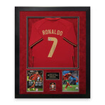 Cristiano Ronaldo // Portugal // Autographed Jersey + Framed