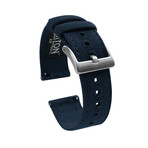 Crafted Canvas Watch Band // Navy Blue (18mm)