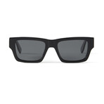 Men's Aimé Polarized Sunglasses // Black + Smoke