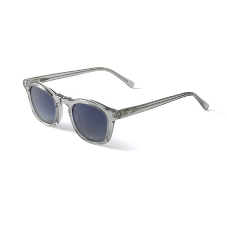 Men's Thomas Polarized Sunglasses // Clear Gray + Gradient Blue