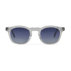 Men's Thomas Polarized Sunglasses // Clear Gray + Gradient Blue
