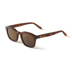 Men's Oscar Polarized Sunglasses // Cognac + Brown