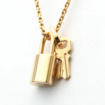 Louis Vuitton // 18k Rose Gold Locket Necklace // 20" // Pre-Owned