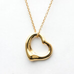 Tiffany & Co. // 18k Rose Gold Bean Heart Necklace II // 16" // Pre-Owned