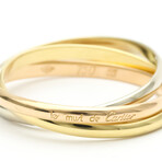 Cartier // Trinity De Cartier 18k White Gold + 18k Yellow Gold + 18k Rose Gold Ring // Ring Size: 7.25 // Pre-Owned