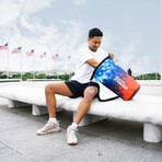 Classic Cooler Bag // Red + White + Blue (Small)
