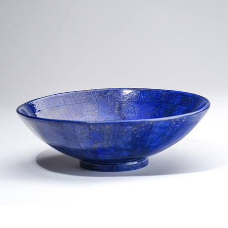 Genuine Polished Lapis Lazuli Bowl 8"