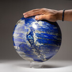 Genuine Museum Quality Lapis Lazuli Sphere // 77lb