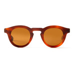 Men's Jude Polarized Sunglasses // Cognac + Brown