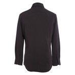 Phenom Professional Long Sleeve Dress Shirt Slim Cut // Black (Small 15" Neck |  32-33" Sleeve Length)