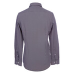 Phenom Professional Plaid Long Sleeve Dress Shirt Slim Cut // Black Plaid (Small 15" Neck |  32-33" Sleeve Length)
