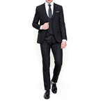 Jerry 3-Piece Slim Fit Suit // Black (Euro: 50)
