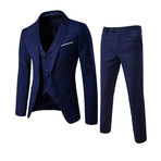 Benny 3-Piece Slim Fit Suit // Navy (Euro: 52)