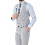 Oscar 3-Piece Slim Fit Suit // Gray (Euro: 52)