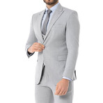 Oscar 3-Piece Slim Fit Suit // Gray (Euro: 46)