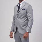 Steven 3-Piece Slim Fit Suit // Gray (Euro: 50)