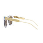 Unisex GG0976S Sunglasses // Crystal Gold + Gold