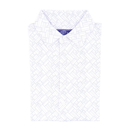 Silky Soft Short Sleeve Button Up Shirt // City (Small)