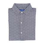 Silky Soft Short Sleeve Button Up Shirt // Stroke (Small)