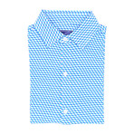 Pique Stretch Short Sleeve Button Up Shirt // Shroom (Small)