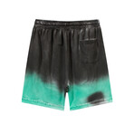 Dip-Dyed Shorts // Green (XS)