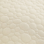 Pebbles Oversized Quilt Set // Cream (King / California King)