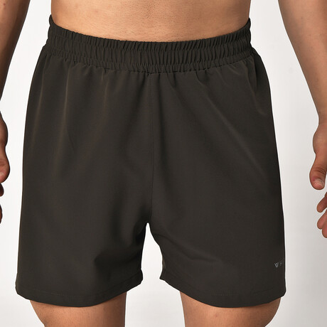 Men's Athletic Gym Shorts // Dark Brown (XS)