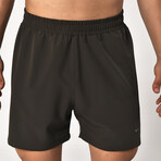 Men's Athletic Gym Shorts // Dark Brown (XL)