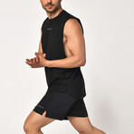 Men's Athletic Gym Shorts // Black (S)