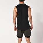 Men's Athletic Shorts // Black (L)