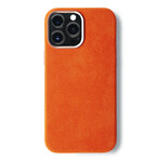 Alcantara iPhone Case // Orange (13 Pro Max)