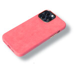 Alcantara iPhone Case // Pink (13 Pro Max)