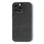Alcantara iPhone Case // Black (13 Pro Max)