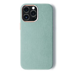 Alcantara iPhone Case // Mint (13 Pro Max)