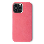 Alcantara iPhone Case // Pink (14 Pro)