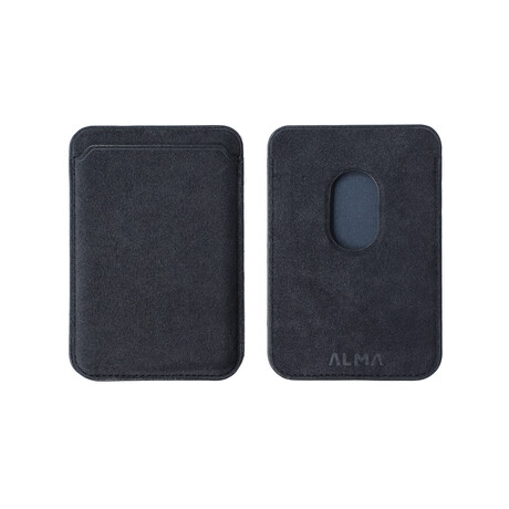Alcantara MagSafe Cardholder // Black