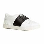 Open Sneaker // White + Black (Euro: 40.5)