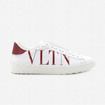 Vltn Open Sneaker // White + Red (Euro: 42)