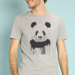 Graffiti Panda T-Shirt // Gray (Small)