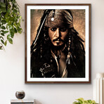 A Mega Pint // Jack Sparrow (11"W x 14”H)