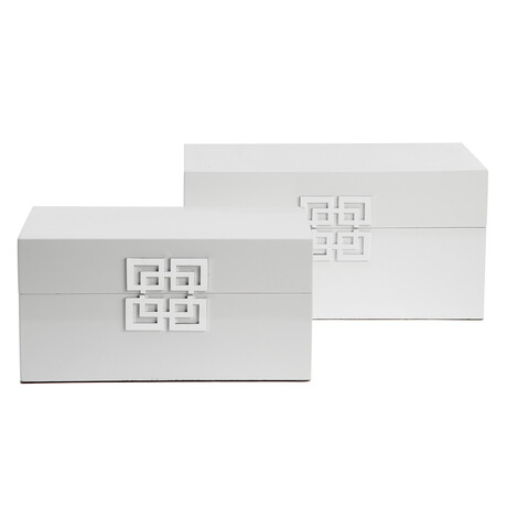 Ming Boxes (Silver Leaf)
