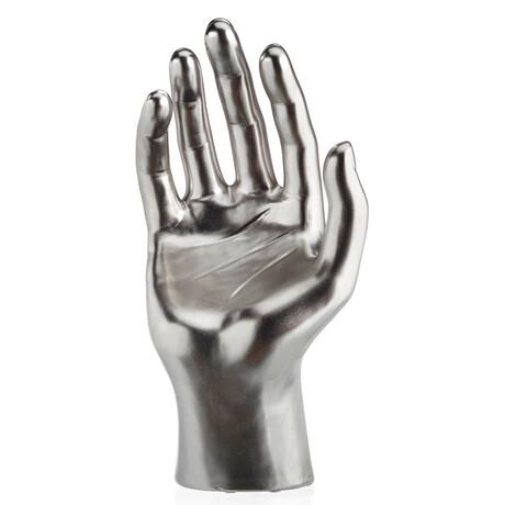 Ceramic Hand // 17.75" (Silver)