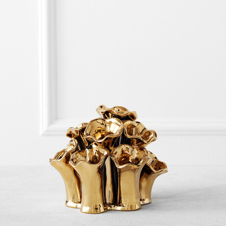 Vase // Marlin (Gold // Small)